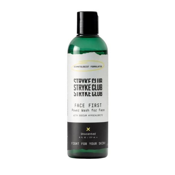 Stryke Club Men’s Face First Power Wash For Face Unscented - Picture 1 of 9